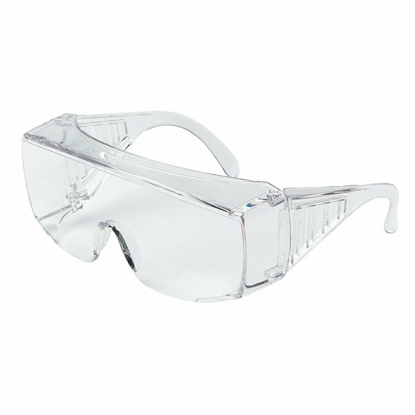 Mcr Safety Glasses, Yukon XL Clear Uncoated Boxed, 12PK 9800XLB